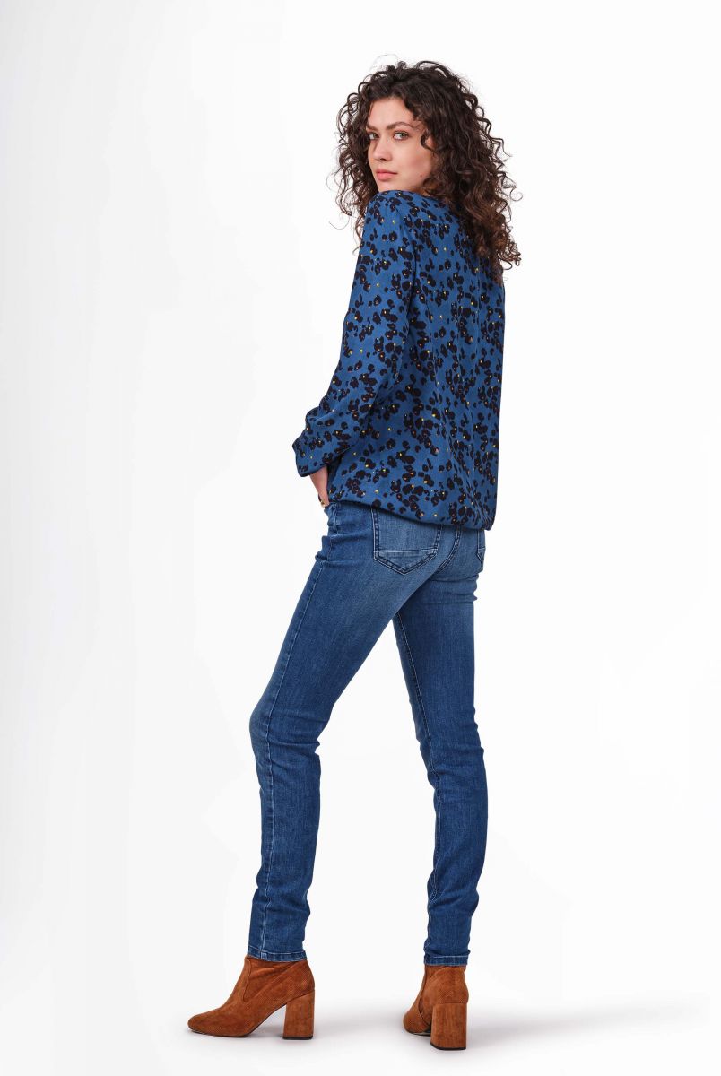 Shipley Rust uit Schaduw Sandwich blouse | Gratis verzending | Bestel Sandwich blouse bij Four  Seasons Womenswear